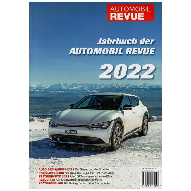 Jahrbuch der AUTOMOBIL REVUE 2022