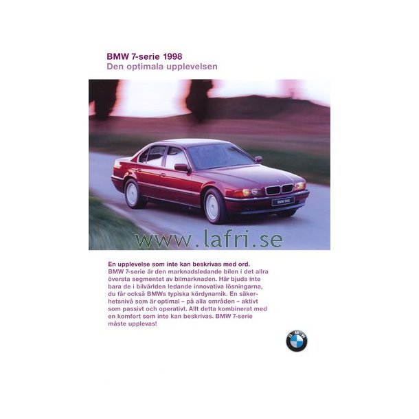 1998 BMW 7-serie sedan