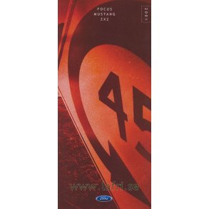 2001 Focus, Mustang & ZX2