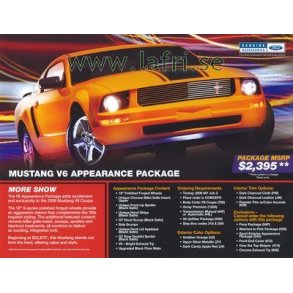 2008 Mustang V6 Appearance Package