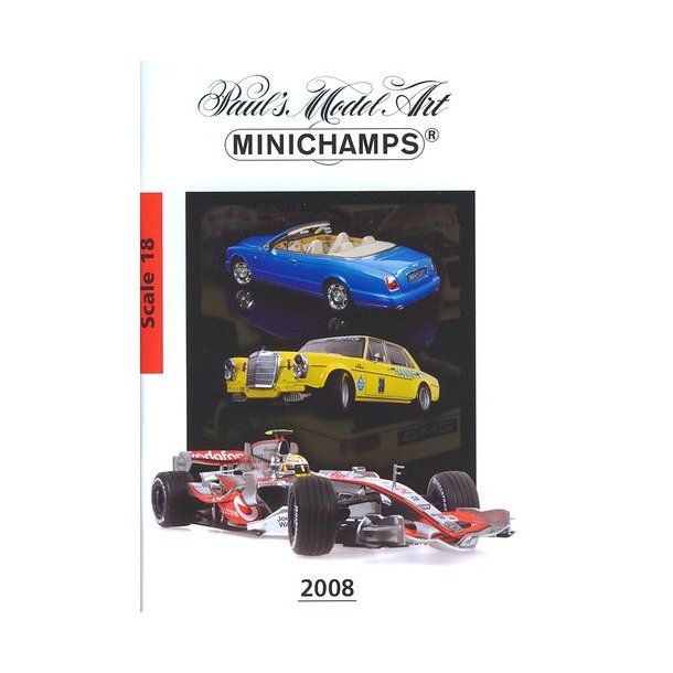 MINICHAMPS Katalog 2008 Scale 1:18