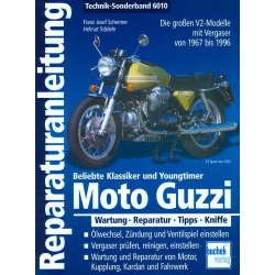 MOTO GUZZI V2 Frgasarmodeller 1967-1996