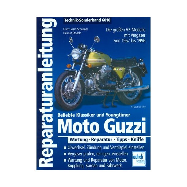 MOTO GUZZI V2 Frgasarmodeller 1967-1996