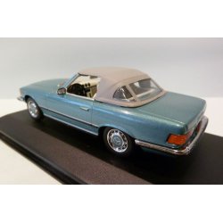 MERCEDES 350 SL [W107] [gr&ouml;nmetallic/uppf&auml;lld cab]