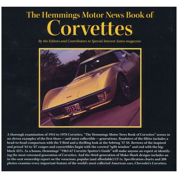 The Hemmings Motor New Book of CORVETTES