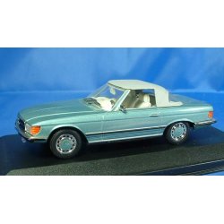 MERCEDES 350 SL [W107] [gr&ouml;nmetallic/uppf&auml;lld cab]