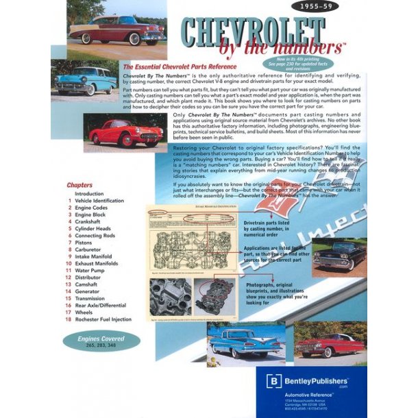 CHEVROLET by the numbers 1955-1959