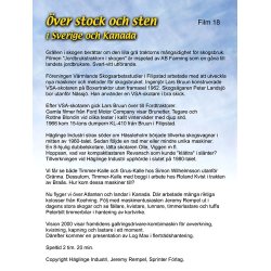 &Ouml;ver stock och sten<BR>i Sverige och Kanada