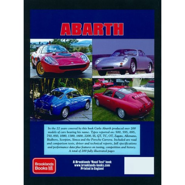ABARTH 1950-1971 Road Test Portfolio