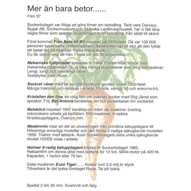 Mer &auml;n bara betor......