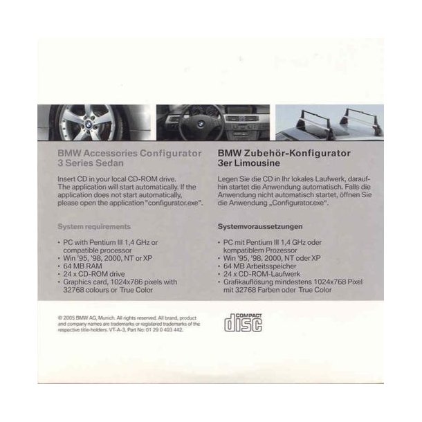 BMW Accessories Configurator 3 Series Sedan