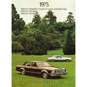 1975 Mercury Monarch, Montego & Comet