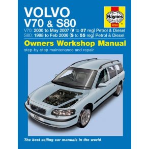 VOLVO V70 2000-2007 & S80 1998-2006 [engelsk]