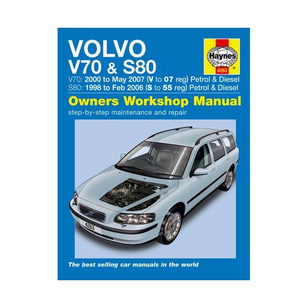 VOLVO V70 2000-2007 &amp; S80 1998-2006 [engelsk]