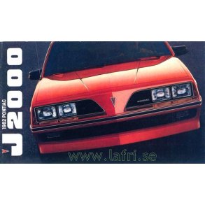 1982 Pontiac J2000