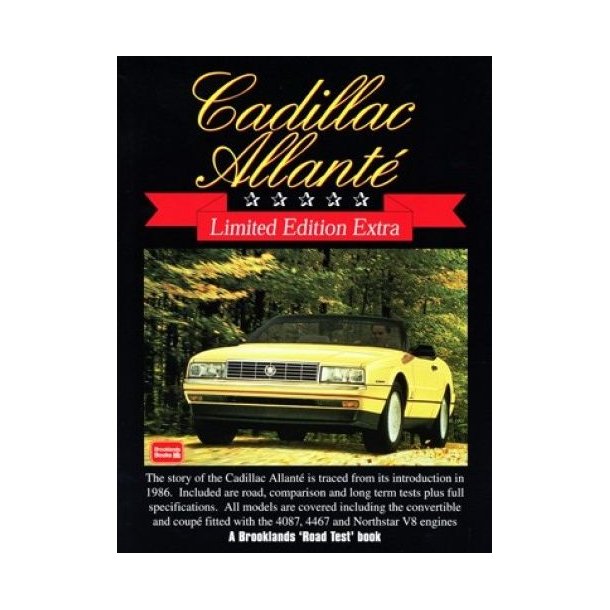 CADILLAC ALLANT&Eacute; Limited Edition Extra 1986-1993