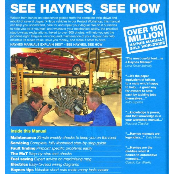 JAGUAR X-TYPE 2001-2011 [bensin &amp; diesel]