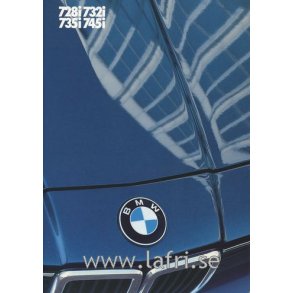 1985 BMW 728i, 732i, 735i & 745i