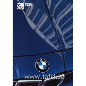 1985 BMW 728i, 735i & 745i