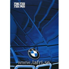 1985 BMW 728i, 732i, 735i & 745i