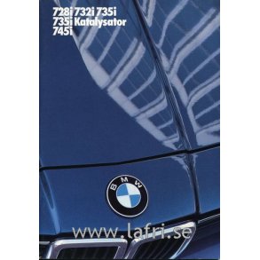 1985 BMW 728i, 732i, 735i, 735i Katalysator & 745i