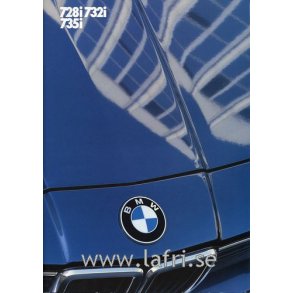 1985 BMW 728i, 732i & 735i