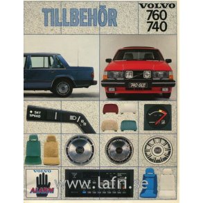 VOLVO 1984 760 & 740 TILLBEHR