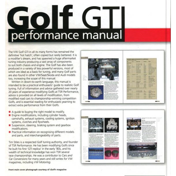 GOLF GTI Performance Manual