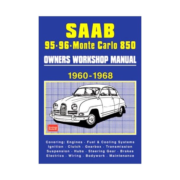 SAAB 95, 96, Sport &amp; Monte Carlo 850 1960-1968