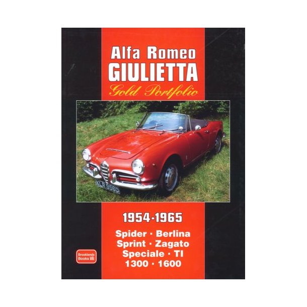 ALFA ROMEO GIULIETTA Gold Portfolio 1954-1965