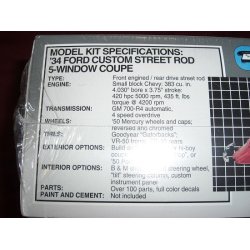 FORD 1934 5-Window Coupe Street Rod