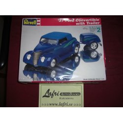 FORD 1937 Convertible with trailer