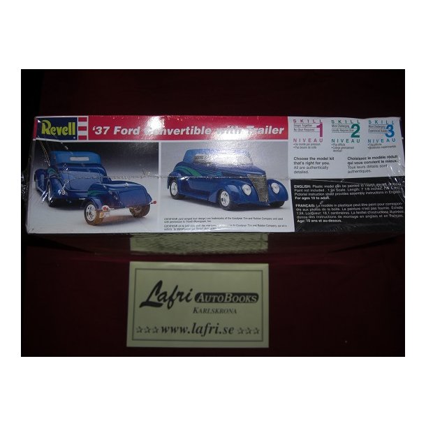 FORD 1937 Convertible with trailer