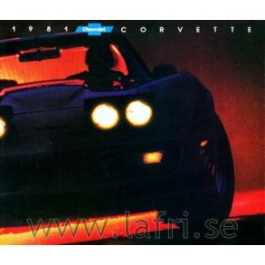 1981 CORVETTE [6 sidor]