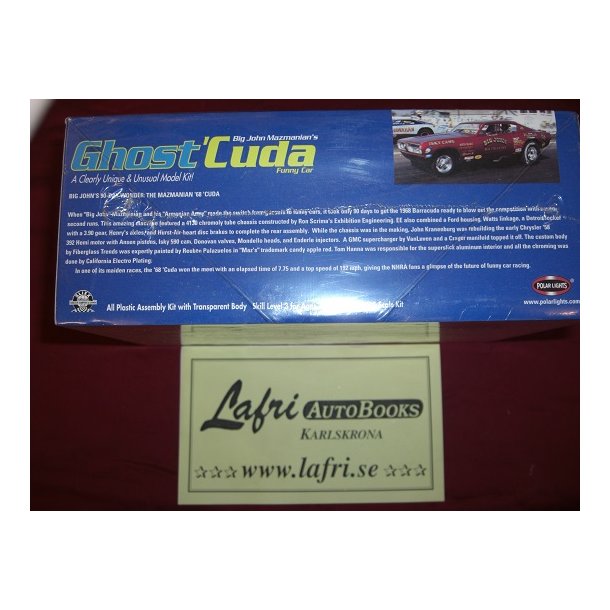 PLYMOUTH 1968 Barracuda Funny Car Ghost Cuda