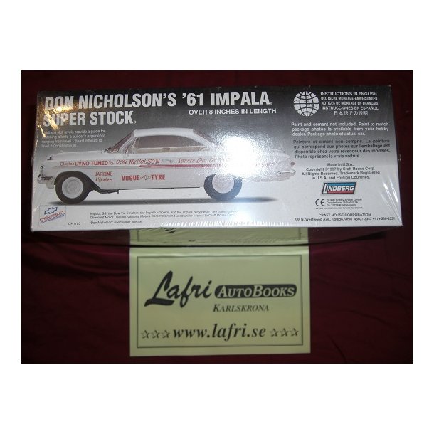 CHEVROLET 1961 Impala SS 409 HT Super Stock Don Nicholson