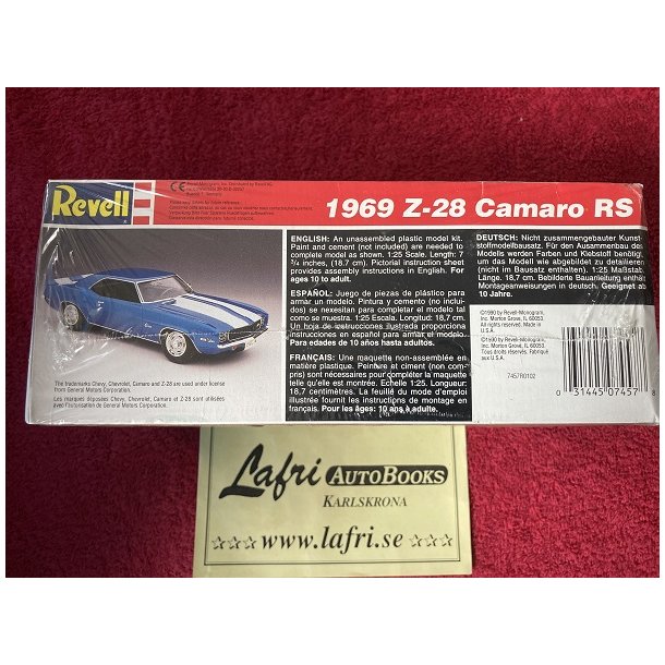 CHEVROLET CAMARO 1969 Z-28 RS
