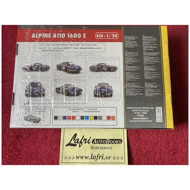 RENAULT Alpine A110 1600 S Rally