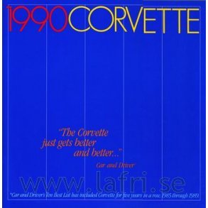 1990 CORVETTE Convertible & Coupe