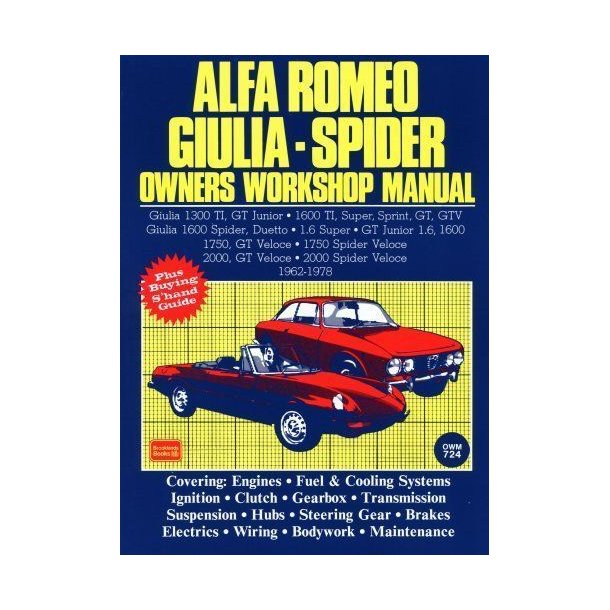 ALFA ROMEO GIULIA &amp; SPIDER 1962-78