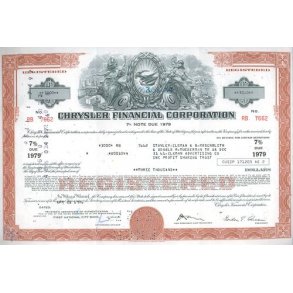CHRYSLER FINANCIAL CORPORATION [3.000 US $]