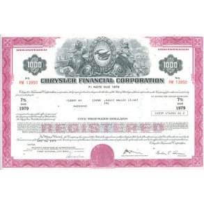 CHRYSLER FINANCIAL CORPORATION [1.000 US $]