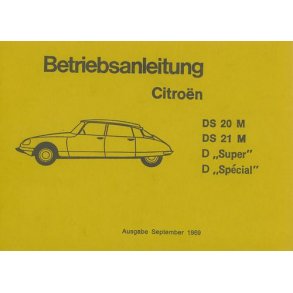 CITROËN DS20, DS21, DSuper och DSpecial