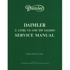 DAIMLER 2 1/2 Litre V8 & 250 Saloon Service Manual