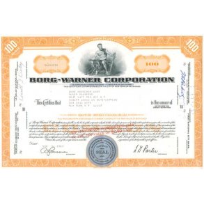 BORG-WARNER CORPORATION [1966-1968]