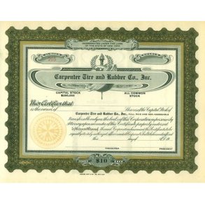 CARPENTER TIRE AND RUBBER CO. INC. [oifylld]