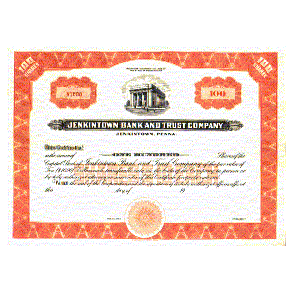 JENKINTOWN BANK AND TRUST COMPANY