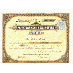 PRIVATBANKEN I HELSINGFORS [1918]