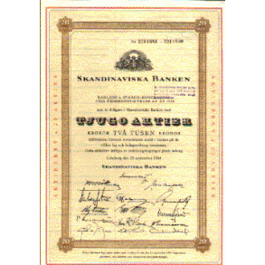 SKANDINAVISKA BANKEN [1964]