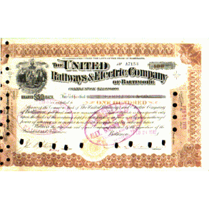 UNITED RAILWAYS & ELECTRIC COMPANY OF BALTIMORE